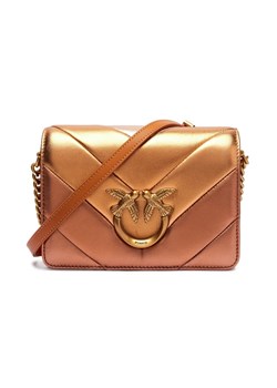 Pinko Skórzana torebka na ramię LOVE CLICK MINI BIG CHEVRON ze sklepu Gomez Fashion Store w kategorii Listonoszki - zdjęcie 184962265