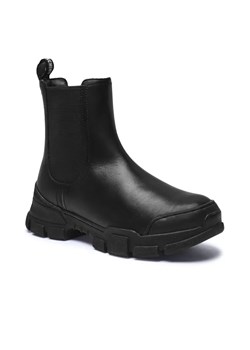 Love Moschino Skórzane sztyblety ze sklepu Gomez Fashion Store w kategorii Botki - zdjęcie 184962418