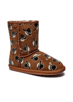 EMU Australia Skórzane śniegowce Shaun The Sheep Print ze sklepu Gomez Fashion Store w kategorii Buty zimowe dziecięce - zdjęcie 184962429