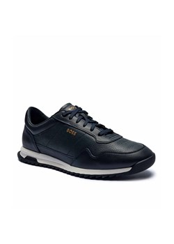 BOSS BLACK Skórzane sneakersy Zayn_Lowp_lttb ze sklepu Gomez Fashion Store w kategorii Buty sportowe męskie - zdjęcie 184962467