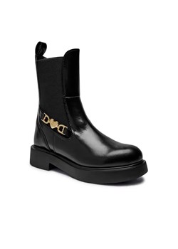 Love Moschino Skórzane sztyblety ze sklepu Gomez Fashion Store w kategorii Botki - zdjęcie 184962486