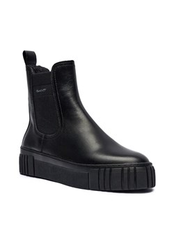 Gant Skórzane sztyblety Snowmont | z dodatkiem wełny ze sklepu Gomez Fashion Store w kategorii Botki - zdjęcie 184962666
