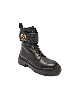 Love Moschino Skórzane botki ze sklepu Gomez Fashion Store w kategorii Workery damskie - zdjęcie 184962708