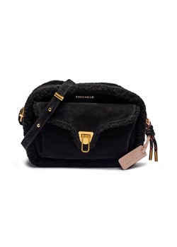 Coccinelle Skórzana listonoszka Coccinelle x Inuikii Shearling | z dodatkiem wełny ze sklepu Gomez Fashion Store w kategorii Listonoszki - zdjęcie 184962749