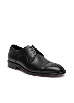 BOSS BLACK Skórzane derby Derrek ze sklepu Gomez Fashion Store w kategorii Buty eleganckie męskie - zdjęcie 184962785