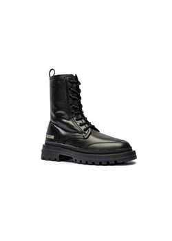 Love Moschino Skórzane botki ze sklepu Gomez Fashion Store w kategorii Workery damskie - zdjęcie 184962787