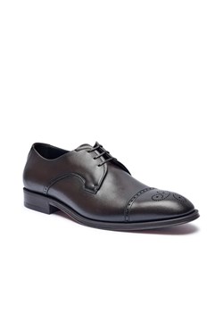 BOSS BLACK Skórzane derby Derrek ze sklepu Gomez Fashion Store w kategorii Buty eleganckie męskie - zdjęcie 184962796
