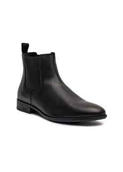 BOSS BLACK Skórzane sztyblety Colby_Cheb_gr ze sklepu Gomez Fashion Store w kategorii Buty zimowe męskie - zdjęcie 184962905