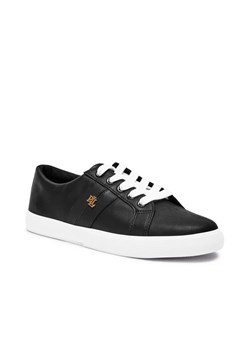 LAUREN RALPH LAUREN Skórzane sneakersy JANSON ze sklepu Gomez Fashion Store w kategorii Buty sportowe damskie - zdjęcie 184963009
