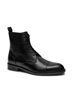 BOSS BLACK Skórzane buty wysokie TAYIL ze sklepu Gomez Fashion Store w kategorii Buty zimowe męskie - zdjęcie 184963015
