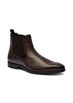 BOSS BLACK Skórzane sztyblety Theon ze sklepu Gomez Fashion Store w kategorii Buty zimowe męskie - zdjęcie 184963155