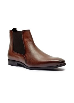 BOSS BLACK Skórzane sztyblety Theon ze sklepu Gomez Fashion Store w kategorii Buty zimowe męskie - zdjęcie 184963165