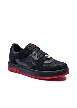 HUGO Skórzane sneakersy Kilian_Tenn_NBC_N HUGO X THE NIGHTMARE BEFORE CHRISTMAS ze sklepu Gomez Fashion Store w kategorii Buty sportowe męskie - zdjęcie 184963175