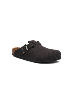 Birkenstock Wełniane mule Boston | regular fit soft footbed ze sklepu Gomez Fashion Store w kategorii Klapki męskie - zdjęcie 184963227
