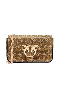 Pinko Skórzana torebka wieczorowa LOVE ONE POCKET ze sklepu Gomez Fashion Store w kategorii Listonoszki - zdjęcie 184963325