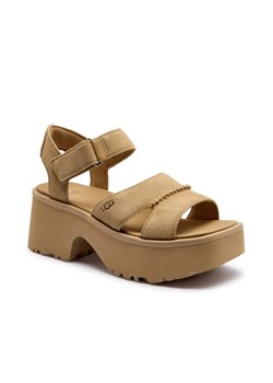 UGG Skórzane sandały W NEW HEIGHTS ANKLE STRAP ze sklepu Gomez Fashion Store w kategorii Sandały damskie - zdjęcie 184963395