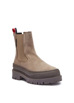 Tommy Jeans Skórzane sztyblety Foxing Chelsea ze sklepu Gomez Fashion Store w kategorii Botki - zdjęcie 184963516