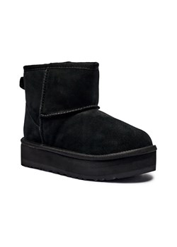 UGG Skórzane śniegowce CLASSIC MINI PLATFORM | z dodatkiem wełny ze sklepu Gomez Fashion Store w kategorii Buty zimowe dziecięce - zdjęcie 184963717