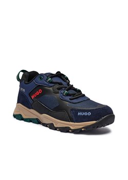 HUGO KIDS Sneakersy | z dodatkiem skóry ze sklepu Gomez Fashion Store w kategorii Buty sportowe dziecięce - zdjęcie 184963756