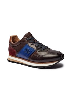 La Martina Skórzane sneakersy SCARPA ze sklepu Gomez Fashion Store w kategorii Buty sportowe męskie - zdjęcie 184963976