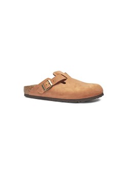 Birkenstock Skórzane mule Boston LEOI | narrow fit ze sklepu Gomez Fashion Store w kategorii Klapki damskie - zdjęcie 184964038