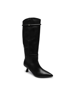 Patrizia Pepe Skórzane kozaki na szpilce ze sklepu Gomez Fashion Store w kategorii Kozaki damskie - zdjęcie 184964115