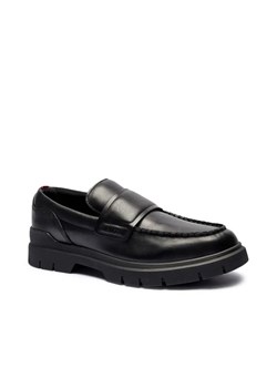 HUGO Skórzane mokasyny Ryan_Mocc_pllt ze sklepu Gomez Fashion Store w kategorii Mokasyny męskie - zdjęcie 184964488