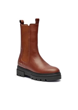 Tommy Hilfiger Skórzane sztyblety MONOCHROMATIC CHELSEA ze sklepu Gomez Fashion Store w kategorii Botki - zdjęcie 184964556