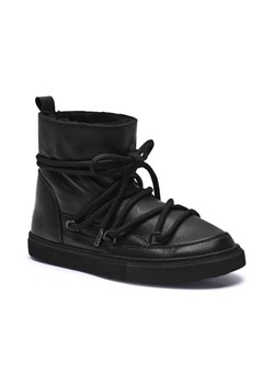 INUIKII Skórzane śniegowce | z dodatkiem wełny ze sklepu Gomez Fashion Store w kategorii Buty zimowe męskie - zdjęcie 184964566