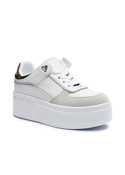 Guess Skórzane sneakersy RIDGEE ze sklepu Gomez Fashion Store w kategorii Buty sportowe damskie - zdjęcie 184964696
