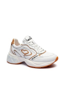 Love Moschino Skórzane sneakersy CRYSTAL60 ze sklepu Gomez Fashion Store w kategorii Buty sportowe damskie - zdjęcie 184964868