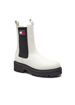 Tommy Jeans Skórzane botki URBAN CHELSEA ze sklepu Gomez Fashion Store w kategorii Botki - zdjęcie 184964925