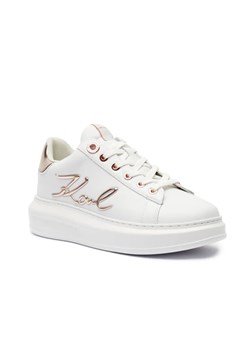 Karl Lagerfeld Skórzane sneakersy SIGNIA LACE ze sklepu Gomez Fashion Store w kategorii Buty sportowe damskie - zdjęcie 184964969