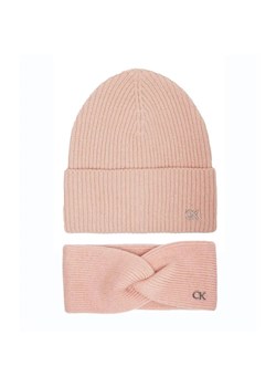 Calvin Klein Wełniana czapka + opaska | z dodatkiem kaszmiru ze sklepu Gomez Fashion Store w kategorii Czapki zimowe damskie - zdjęcie 184965168