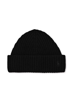 POLO RALPH LAUREN Wełniana czapka LUX RIB ze sklepu Gomez Fashion Store w kategorii Czapki zimowe damskie - zdjęcie 184965396