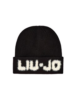 Liu Jo Czapka | z dodatkiem wełny - id: LC255W000100222 - marki Liu Jo - 184965458 Liu Jo Czapka | z dodatkiem wełny ze sklepu Gomez Fashion Store w kategorii Czapki zimowe damskie - zdjęcie 184965458