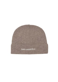 Karl Lagerfeld Czapka k/essential | z dodatkiem wełny i kaszmiru ze sklepu Gomez Fashion Store w kategorii Czapki zimowe damskie - zdjęcie 184965466