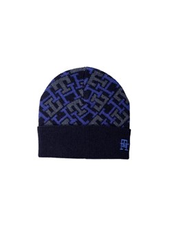 Tommy Hilfiger Czapka TH MONOGRAM | z dodatkiem wełny i kaszmiru ze sklepu Gomez Fashion Store w kategorii Czapki zimowe męskie - zdjęcie 184965836