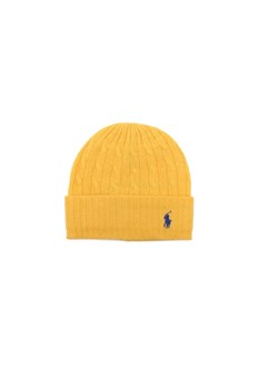 POLO RALPH LAUREN Wełniana czapka | z dodatkiem kaszmiru ze sklepu Gomez Fashion Store w kategorii Czapki zimowe damskie - zdjęcie 184965895