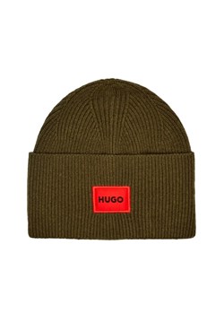 HUGO Wełniana czapka Xaff 6 ze sklepu Gomez Fashion Store w kategorii Czapki zimowe męskie - zdjęcie 184966079