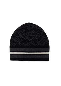 Tommy Hilfiger Wełniana czapka TH MONOGRAM AOP ze sklepu Gomez Fashion Store w kategorii Czapki zimowe męskie - zdjęcie 184966147