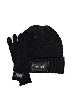 Liu Jo Czapka + rękawiczki | z dodatkiem wełny ze sklepu Gomez Fashion Store w kategorii Czapki zimowe damskie - zdjęcie 184966455