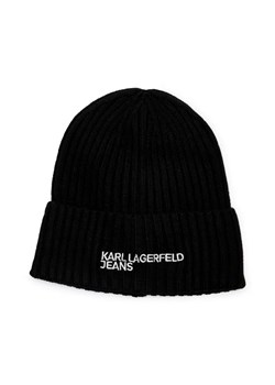 Karl Lagerfeld Jeans Czapka | z dodatkiem wełny i kaszmiru ze sklepu Gomez Fashion Store w kategorii Czapki zimowe męskie - zdjęcie 184966507