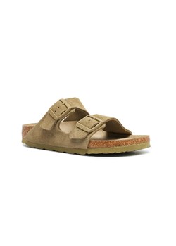 Birkenstock Skórzane klapki Arizona | narrow fit soft footbed ze sklepu Gomez Fashion Store w kategorii Klapki damskie - zdjęcie 184968518
