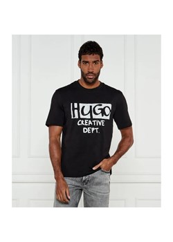Hugo Blue T-shirt Nugocrea | Regular Fit ze sklepu Gomez Fashion Store w kategorii T-shirty męskie - zdjęcie 184969038