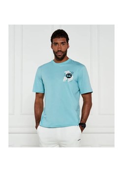 Hugo Blue T-shirt Nufloro | Regular Fit ze sklepu Gomez Fashion Store w kategorii T-shirty męskie - zdjęcie 184969495