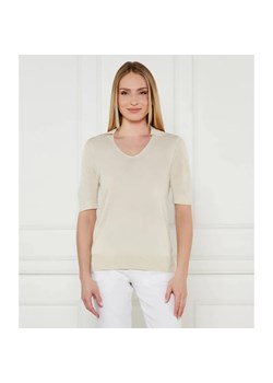 Calvin Klein Bluzka | Regular Fit | z dodatkiem jedwabiu ze sklepu Gomez Fashion Store w kategorii Bluzki damskie - zdjęcie 184969516