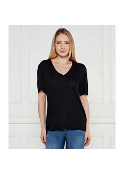 BOSS ORANGE Lniany t-shirt C_Ela_1 | Regular Fit ze sklepu Gomez Fashion Store w kategorii Bluzki damskie - zdjęcie 184969937
