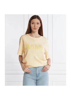 BOSS ORANGE T-shirt | Relaxed fit ze sklepu Gomez Fashion Store w kategorii Bluzki damskie - zdjęcie 184970218