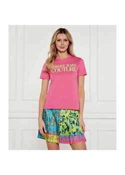 Versace Jeans Couture T-shirt | Regular Fit ze sklepu Gomez Fashion Store w kategorii Bluzki damskie - zdjęcie 184970277